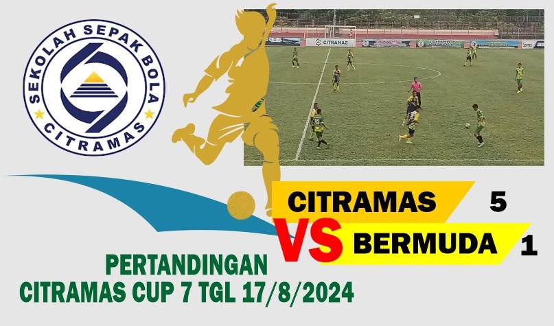 Pembukaan Citramas Cup 7, Tim Tuan Rumah Libas Bermuda 5-1