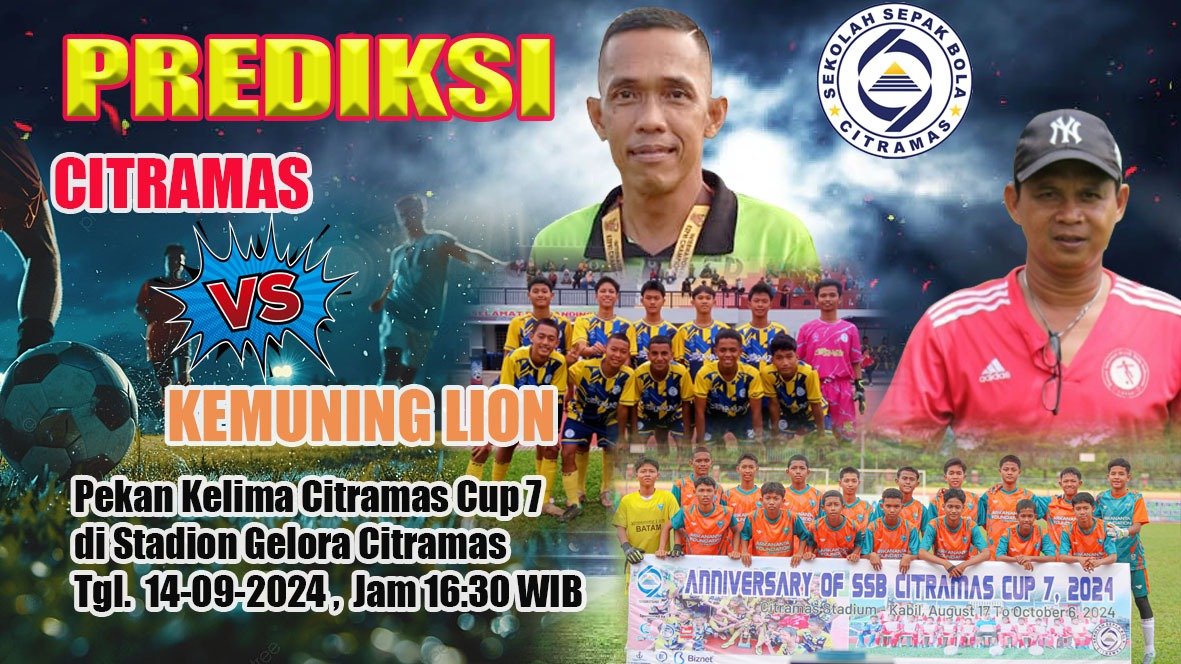 Dua Tim Bakal Saling Serang, Citramas U16 Siap Ngotot, Kemuning Lion Optimistis Menang